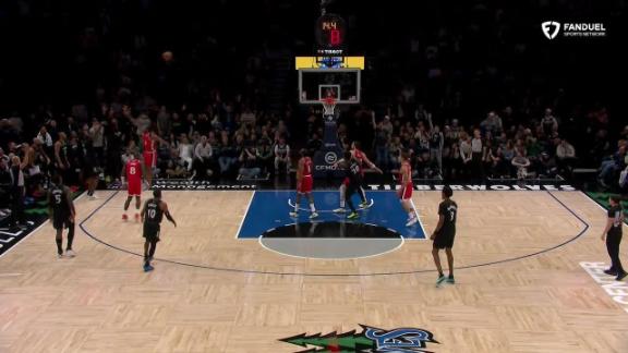 Reid makes a go-ahead 3-pointer, McDaniels scores 27 and Timberwolv...