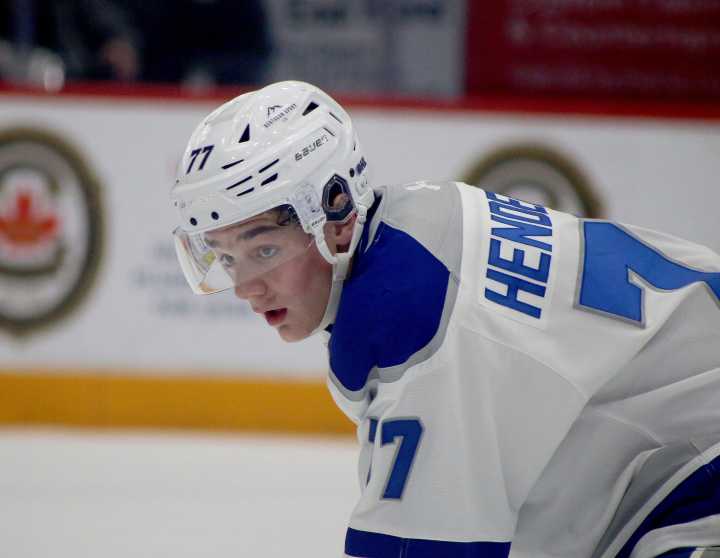 Rowan Henderson’s strong play recognized with OHL Top Prospects invite