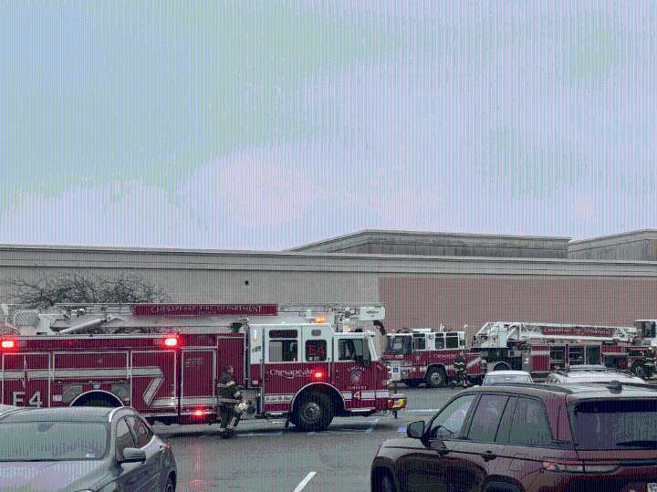 Greenbrier Mall closes for the day after fire