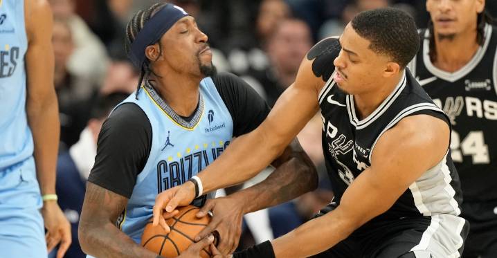 Spurs outlast Grizzlies in close, hard