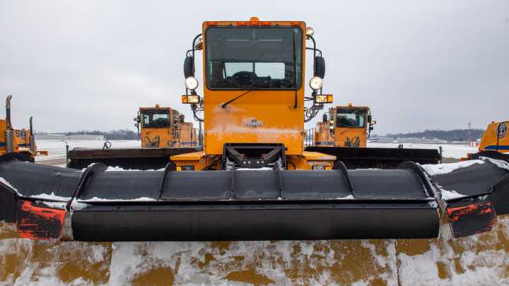 Monroe County IN airport gets giant snowplows from Minneapolis