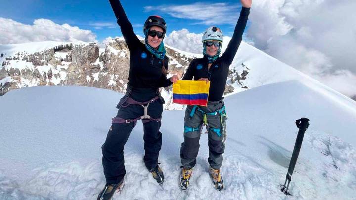 Ana María Giraldo y Ana Isabel Bustamante lograron la cumbre del Monte Vinson, la séptima montaña del Reto 7 Cumbres