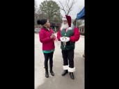 Santa drops in on Canathon 2025