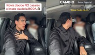 Influencer capta en VIDEO momento en que novia se arrepiente de casarse minutos antes de la ceremonia
