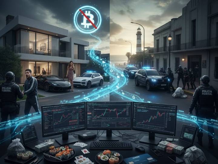 Cae otra organización VIP que cometía “estafas crypto”, con traders y lavaba dinero