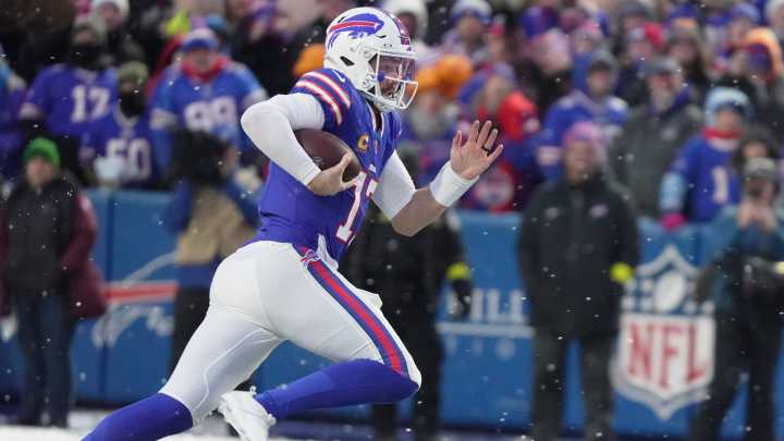 Josh Allen said he was glad the fans stayed in the fourth quarter