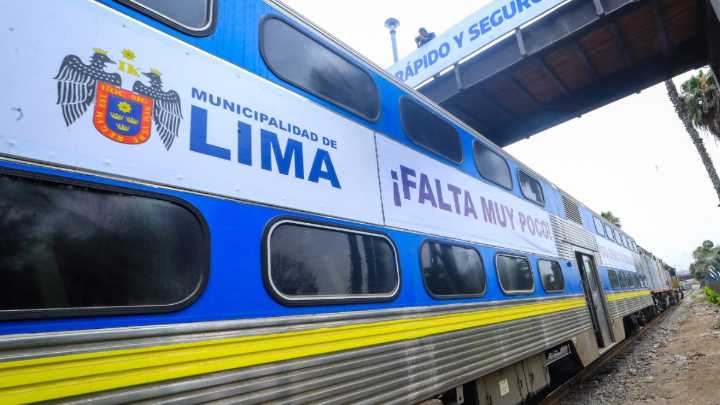 Municipalidad de Lima inicia pruebas del Tren Lima
