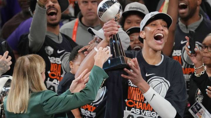 A'ja Wilson wins AP Female Athlete of the Year following historic 4th WNBA MVP