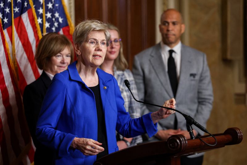 Democratic Senator Warren criticizes Trump's Fed picks as lacking independence