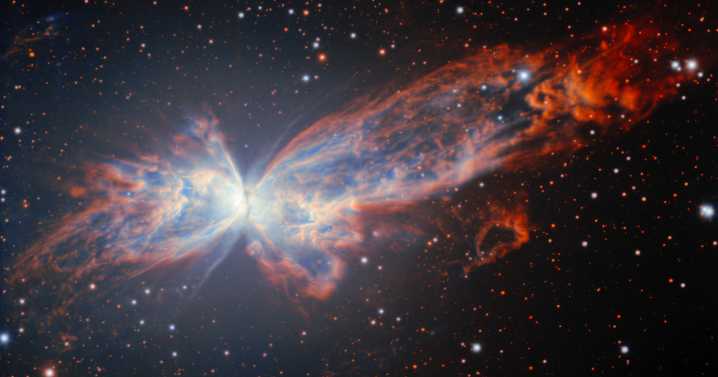 Cosmic butterfly marks 25 years of powerful space telescope