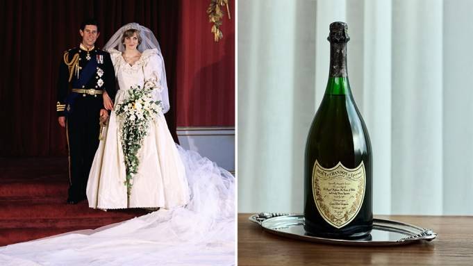 King Charles and Princess Diana’s Wedding Dom Pérignon Is up for Grabs