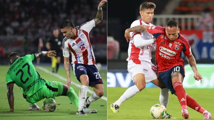 Cuentas de los cuatro equipos del grupo A en Liga BetPlay, tras Junior vs. Nacional