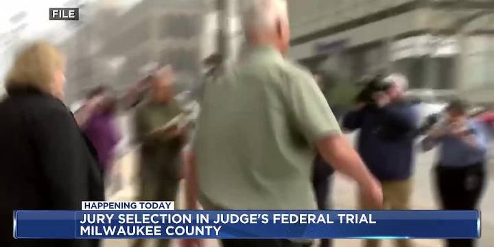 Jury selection in judge's federal trial takes place