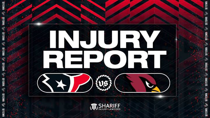 Week 15 Injury Report | Texans vs Cardinals