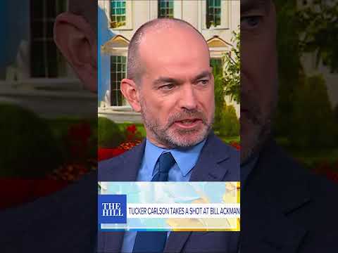 Tucker Carlson unleashes on Weiss, Ackman: 'kinda dumb'