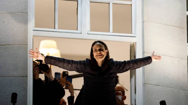 Video | Tras 16 meses en la clandestinidad, la Nobel de Paz María Corina Machado reapareció en público en Oslo