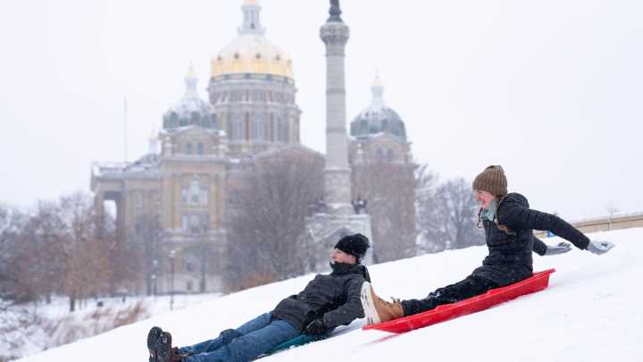 See photos of Iowans enjoying the snow