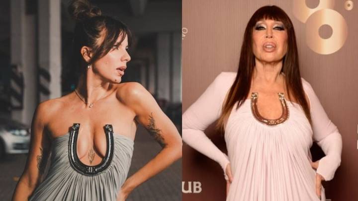 Gimena Accardi reveló por qué le "robó" el vestido a Moria Casán
