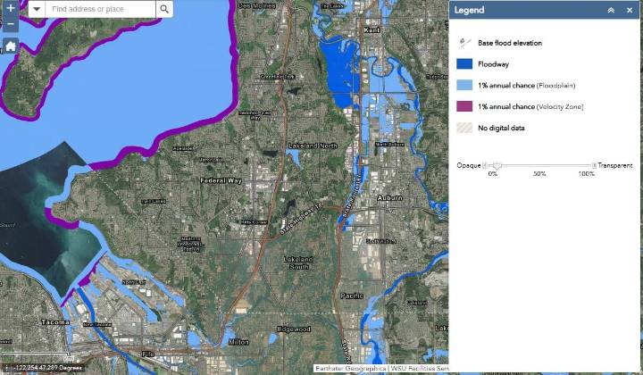 Federal Way’s flood risk is low