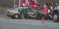 One person hurt in Lexington crash