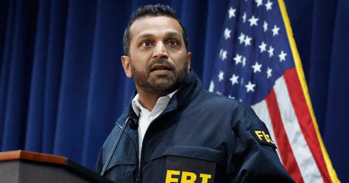 Kash Patel Denies Throwing a Fit Over FBI Jacket After Kirk Shooting
