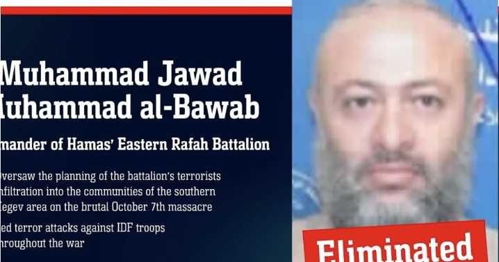 IDF confirms death of Hamas battalion commander, deputy