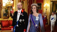 Kate Middleton estrena tiara de reina junto a Claudia Schiffer en el castillo de Windsor