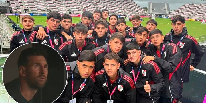 Messi Cup: bajo la atenta mirada de La Pulga, River Plate sufrió un empate 2-2 ante el Barcelona en la última jugada