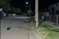 Un motociclista fue hospitalizado tras un choque en Santa Rosa