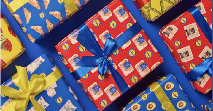 Lidl launches wrapping stations with paper based on what we all buy