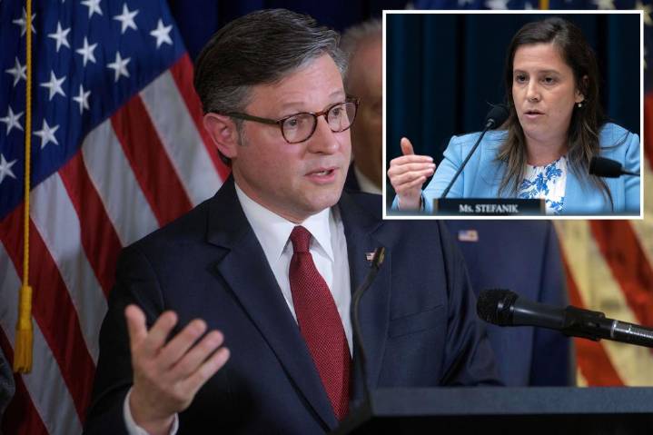 NY Rep. Elise Stefanik blasts House Speaker Mike Johnson in feud that threatens defense package