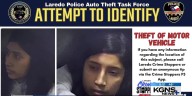 Laredo Police seek public’s help to ID suspect in vehicle theft