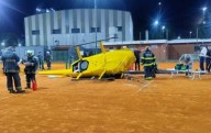 Cayó un helicóptero en las canchas de tenis del excircuito KDT de Palermo