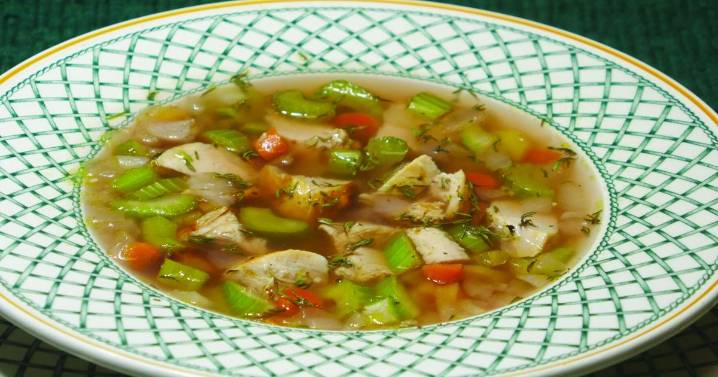 Simple turkey soup