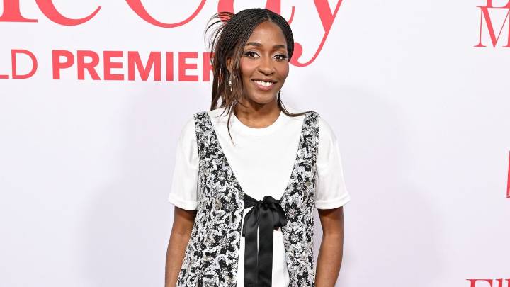 The Y2K Dress-Over-Pants Trend Is Back—and More Elevated Than Ever