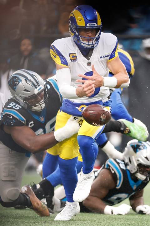 Rams QB Matthew Stafford has already moved past the 3-turnover game that slowed his standout season