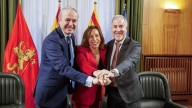 Las cintas que Azcón ya no podrá cortar esta legislatura: de La Romareda al hospital de Teruel pasando por los Pirineos
