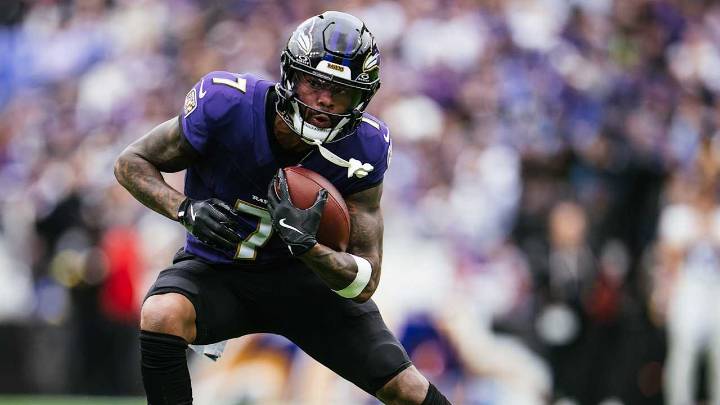 Rashod Bateman Inactive vs. Bengals