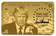 Trump Unveils $1 Million Gold Card With His Mug and Bald Eagle for Quickie Visas