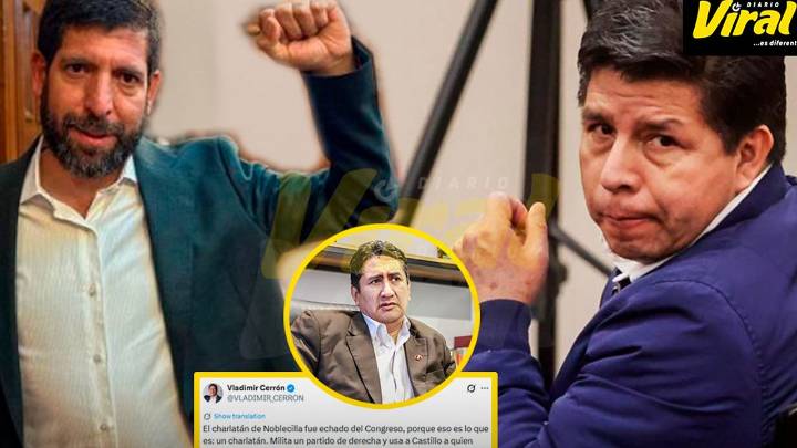 Cerrón llama “charlatán” a Noblecilla y lo “expone”