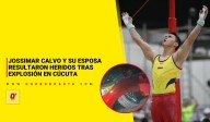 Jossimar Calvo y su esposa resultaron heridos tras explosión en Cúcuta