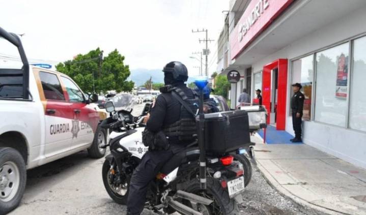 Guardia Estatal de Tamaulipas mantendrá vigilancia en bancos y cajeros ante pagos de prestaciones