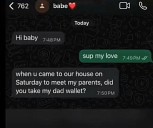 Man Accused Girlfriend Of Stealing His Father’s Wallet Following Her visit (Watch Video) and