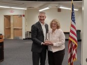 Westlake school board pays tribute to Leszynski at her final meeting