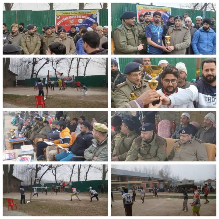 Volleyball Tournament Organised by Bandipora Police in Hajin Concludes