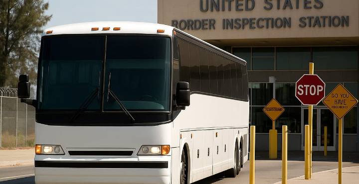 Cancelan visas a ejecutivos de transporte en México por vínculos con cruces ilegales a EU