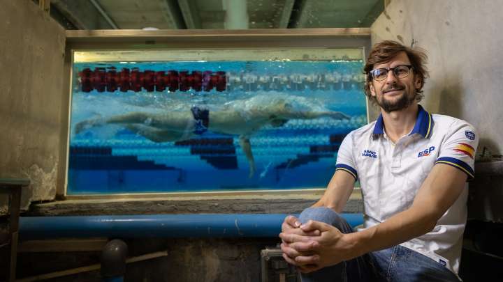 Santi Veiga explica el plan de la natación española hacia los Juegos de Los Ángeles 2028: "Talentos como Mireia o Hugo están muy bien, pero el objetivo es hacerse fuerte como bloque"