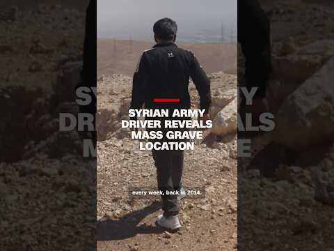 Syrian army driver reveals mass grave location