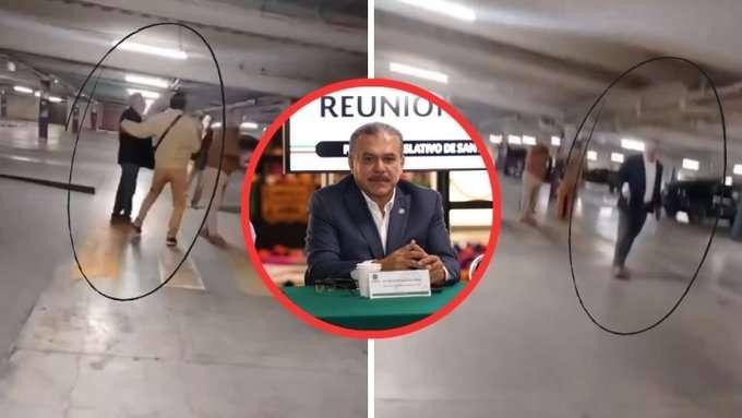 Diputado del PT, Wblester Santiago, es captado en presunto estado de ebriedad en Metepec