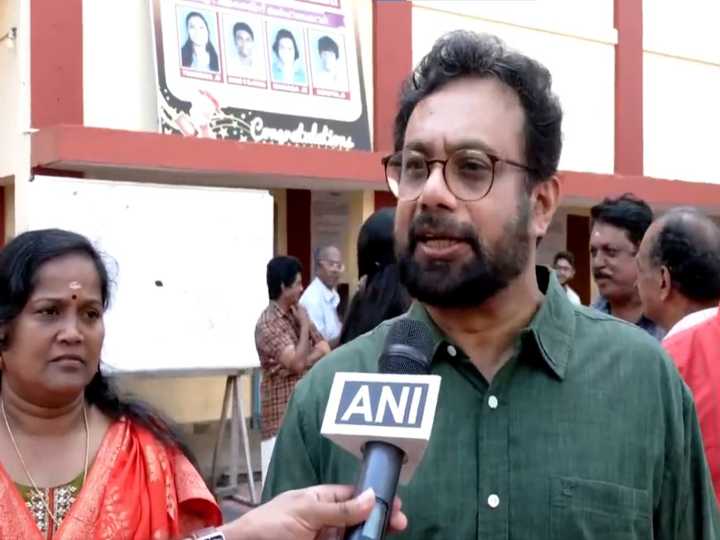 John Brittas casts vote in Kerala local body polls